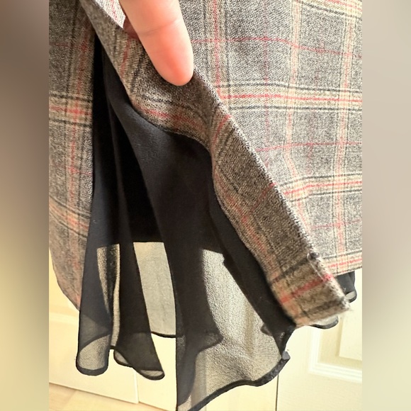 L.A.M.B. Gwen Stefani Made in JAPAN Wool Plaid Pencil Skirt 8 runs small (4 - 6) - Picture 7 of 16